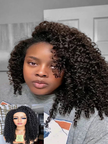 3/4 WIG (Half Wig) CORKSCEW COILY {ACCEPTING CUSTOM ORDERS}