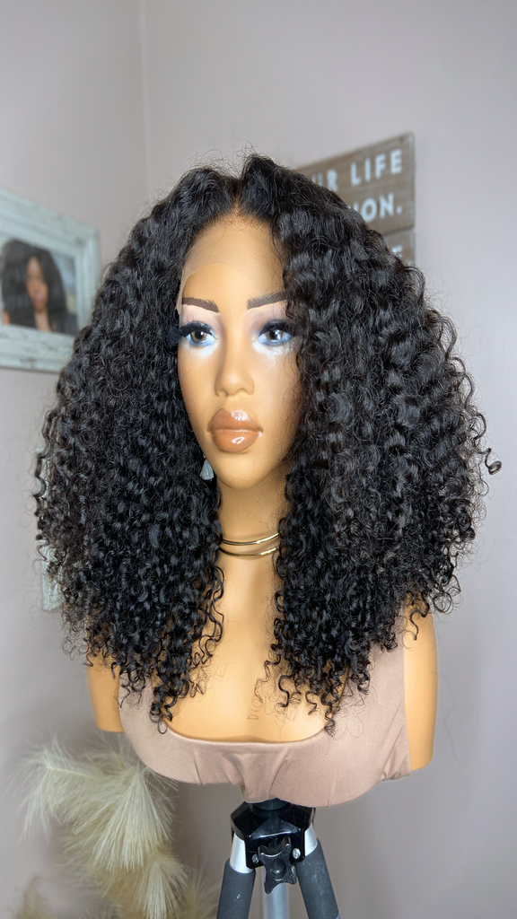 AFRO CURLY WIG 16 INCH Unkempt Kurls