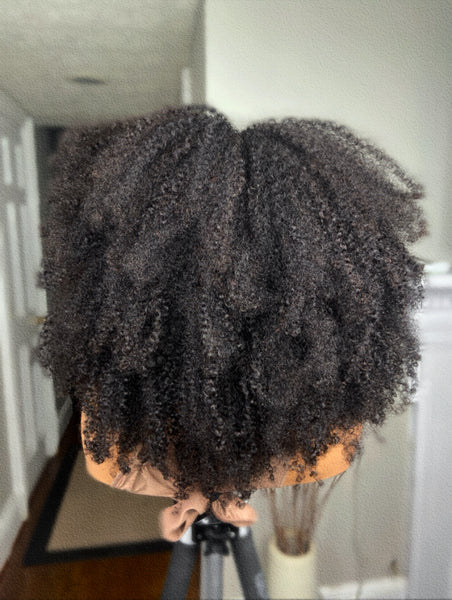 3/4 WIG (Half Wig) 4AB KINKS {ACCEPTING CUSTOM ORDERS}