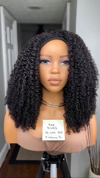 3/4 WIG (Half Wig) 4AB KINKS {ACCEPTING CUSTOM ORDERS}